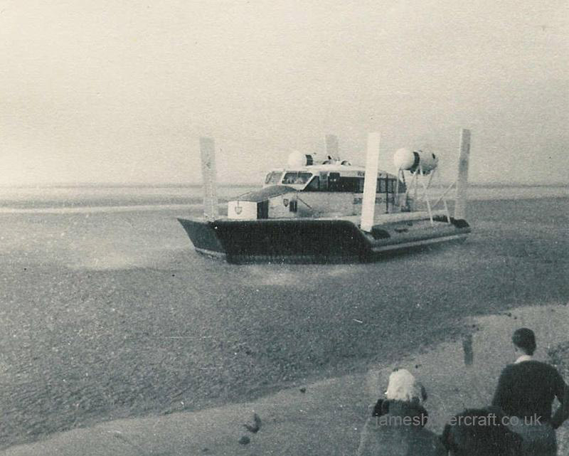 A trip on the VA-3 - VA3-001 on the sands under way across the Dee estuary (submitted by Robert Lloyd-Jones).